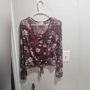 Free Kisses Sheer Top